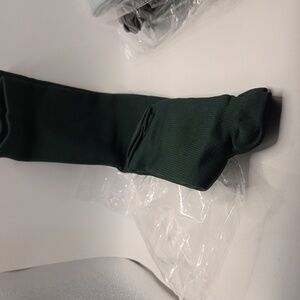 Compression Socks Women XL Green And Black 4 Pair